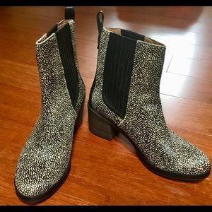 UGG Camden Exotic Calf Hair Boots.